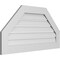 Ekena Millwork Octagonal Top Surface Mount PVC Gable Vent: Functional, w/ 3-1/2"W x 1"P Standard Frame, 42"W x 22"H GVPOT42X2201SF - alternate 4